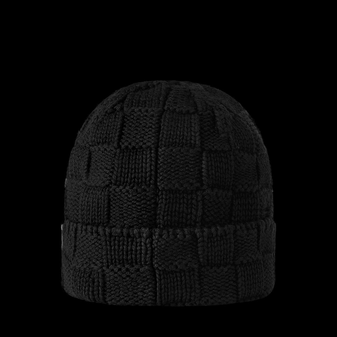 Bonnet Damier Noir