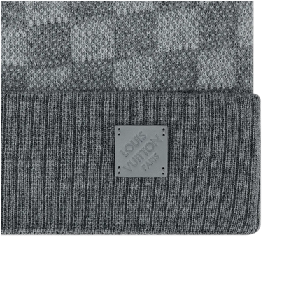 Bonnet Petit Damier Gris