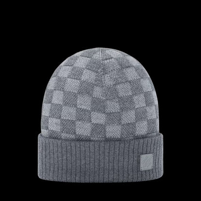 Bonnet Petit Damier Gris