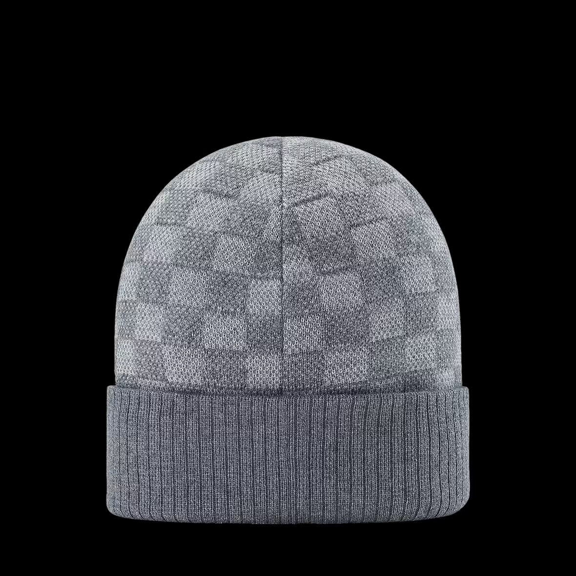 Bonnet Petit Damier Gris