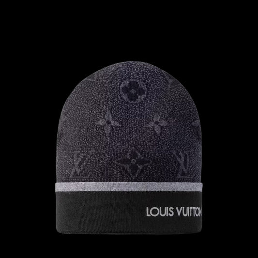 Bonnet Monogramme Noir