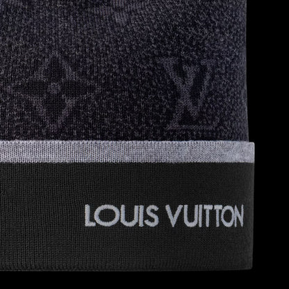 Bonnet Monogramme Noir