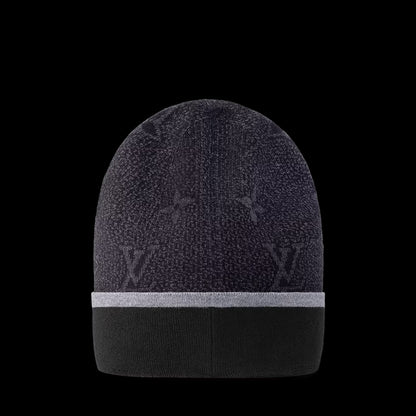 Bonnet Monogramme Noir
