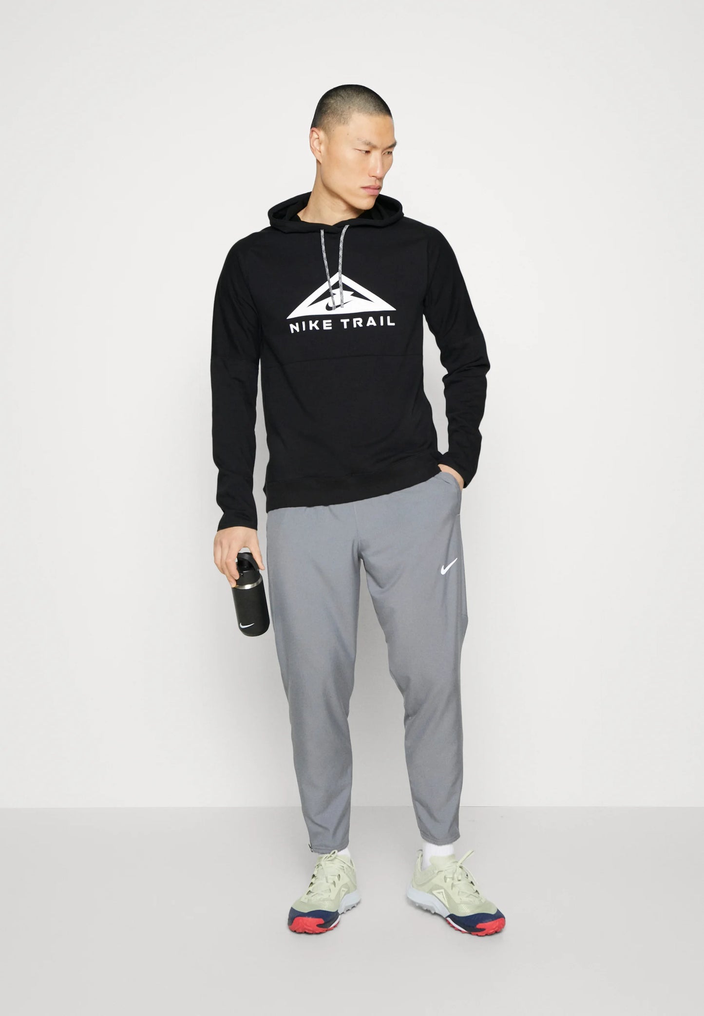 PULL TRAIL 
MAGIC HOUR - Sweat à capuche - black/white
